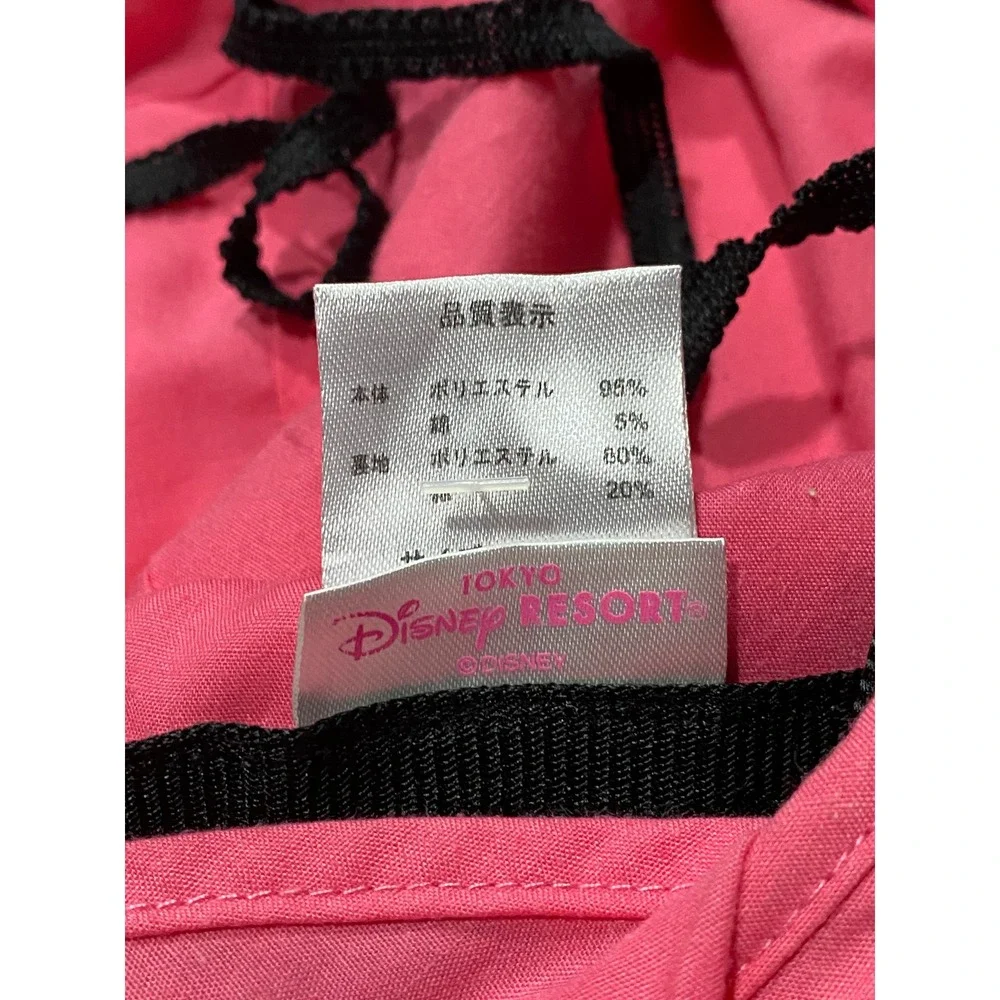 Bucket Hat Kids Alice in Wonderland Tokyo Disney Resort Pink 54cm Excellent